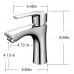 Galliya Modern Single Handle Bathroom Sink Faucet with Solid Brass and Supply Hose  Chrome-2 - B0798PD4C9